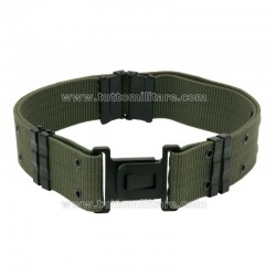 Cinturone Militare Nylon Verde Vega Holster 2V51 Altezza 6 Cm 