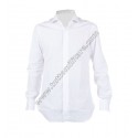 Camicia Bianca Gala Polsi Doppi per Gemelli