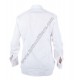Camicia Bianca Gala Polsi Doppi per Gemelli