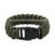 Braccialetto Paracord Verde Oliva 550 Regen