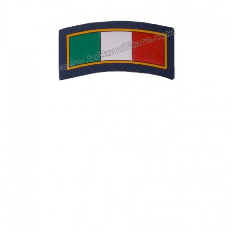 Scudetto Italia Mezza Luna Bordo Blu
