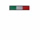 Toppa Italia Rettangolare Termoadesiva
