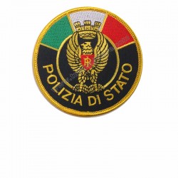 Scudetto Polizia di Stato Tondo