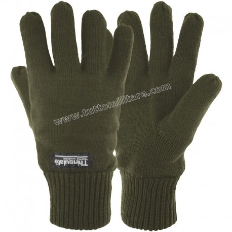 Guanti Termici Thinsulate Verde Oliva