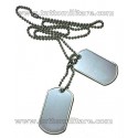 Medagliette Militari US-DOG TAGS senza Gommini