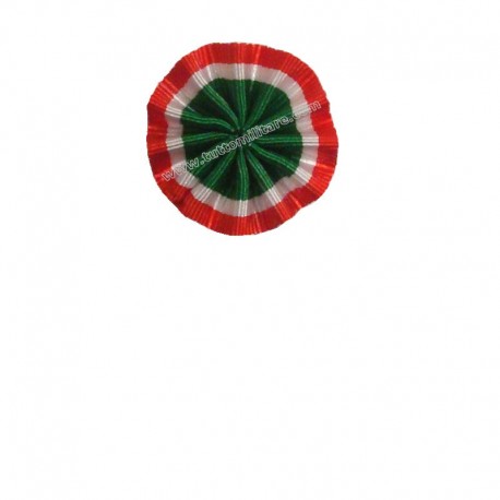 Coccarda Tricolore Italia 3 cm. da Occhiello Abito Civile