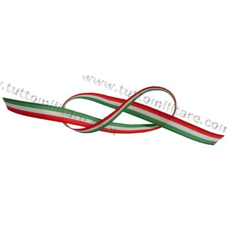 Nastro Tricolore Italia 10 mm