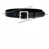 Cinturone Pelle Nera con Fibbia 4 cm ad Ardiglione