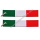 Portachiavi ricamato Italia