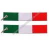 Portachiavi ricamato Italia