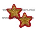 Stelle Ricamate Oro su Rosso Luogotenente