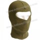 Balaclava Ad Un Foro In Cotone Verde Oliva