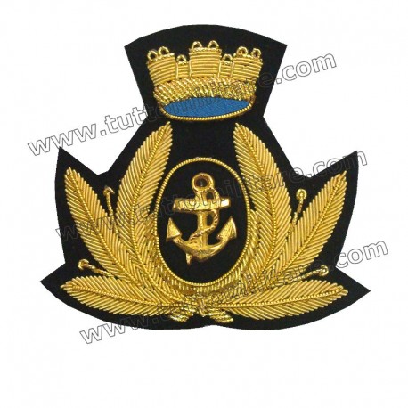 Fregio Triveneto Marina Militare per Berretto Maschile
