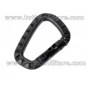 Moschettone Portachiavi Tattico D-Ring