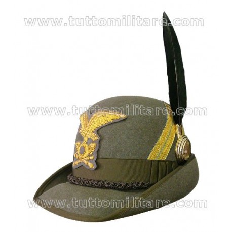 Cappello Alpino Ufficiale Inferiore Artiglieria Alpina