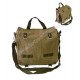 Borsa Canvas Tascapane Verde Oliva con Tracolla