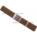 Cintura Kaki con Fibbia Neutra