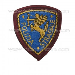 Scudetto Ricamato Polizia Stradale