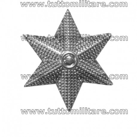 Stella Militare Argento a 6 Punte
