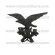 Fregio Plastica Nera Norvegese Fanteria Alpina  Truppa