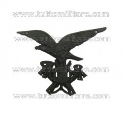 Fregio Plastica Nera Norvegese Fanteria Alpina  Truppa