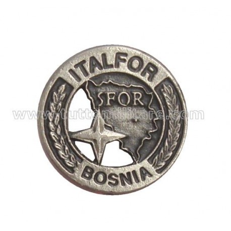 Distintivo Ricordo SFOR Bosnia Nato 