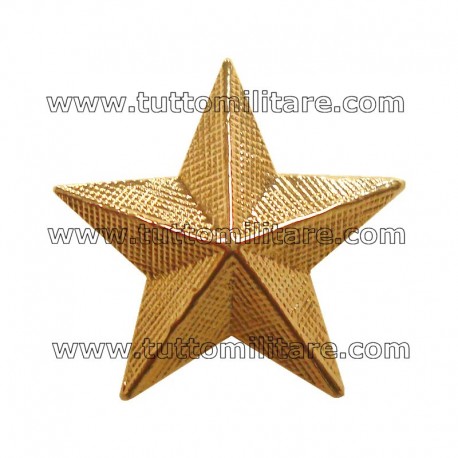 Stelloni Zigrinati Metallo Dorato