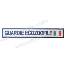Targhetta Ricamata Guardie Ecozoofile