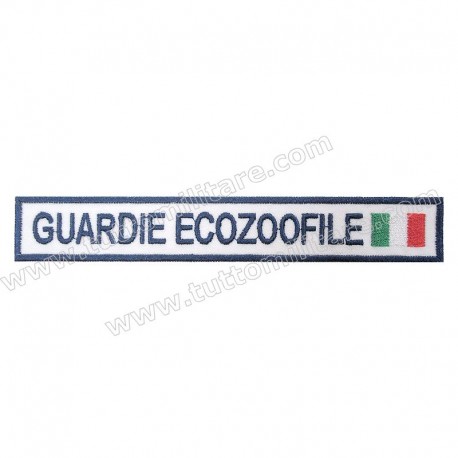 Targhetta Ricamata Guardie Ecozoofile