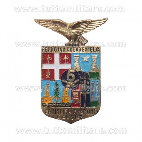 Distintivo 6 Artiglieria Montagna Cadore