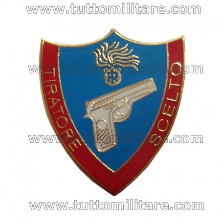 Distintivo Metallo Tiratore Scelto Carabinieri