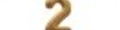 Numerino 2 Ottone Dorato