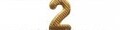 Numerino 2 Ottone Dorato