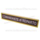 Targhetta Plastica Comandante Reparto Guardia Finanza