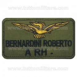 Targhetta Personalizzata Pilota Aviazione Leggera Esercito