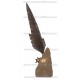 Scultura Penna Alpina Edelweiss su Roccia