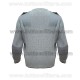 Pullover Grigio Forestale Collo a V Toppe ai Gomiti