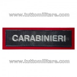 Targhetta Plastica Polo Carabinieri