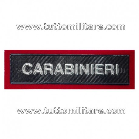 Targhetta Plastica Polo Carabinieri