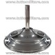 Base da Ufficio Ottone Cromato Lucido 1 Innesto