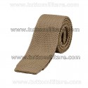 Cravatta Lana Kaki Tricot
