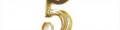 Numero 5 Ottone Dorato