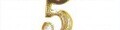 Numero 5 Ottone Dorato