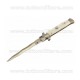 Coltello Serramanico Acciaio Pearlex