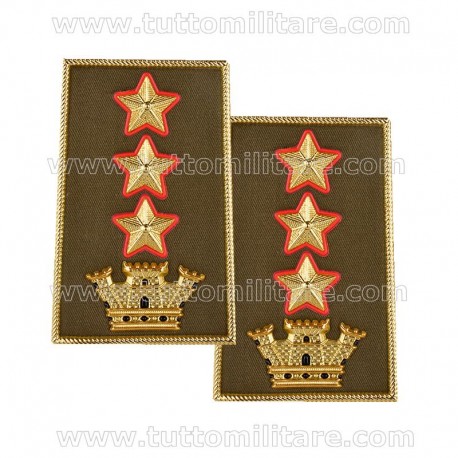 Tubolari Plastica Colonnello Comandante Esercito