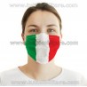 Mascherina Bandiera Italiana Tessuto TNT