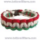 Braccialetto Paracord Tricolore Italia