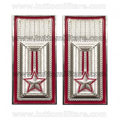 Alamari Metallo Luogotenente Carabinieri