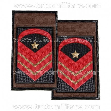 Tubolari Kaki Caporal Maggiore Capo Scelto Qualifica Speciale Esercito