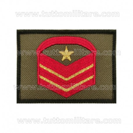 Grado Velcro Caporal Maggiore Capo Scelto Qualifica Speciale Esercito